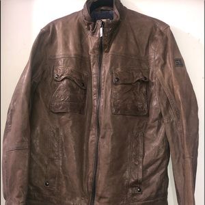 Hugo Boss Orange Sheep skin Moto jacket